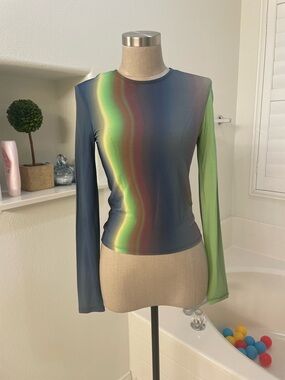 Paloma Wool Iceland Top in Medium Blue